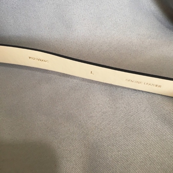 LAST ONE! NWT Kate Spade Black Leather & Gold Belt - Picture 5 of 6